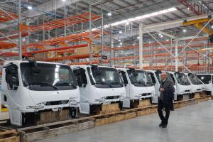 La fábrica es la primera planta automotriz construida desde sus cimientos en el país suramericano en los últimos 15 años. EFE/ Juan Ignacio Roncoroni