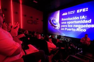 Fotografía general durante el foro 'Revolución de la IA: Una oportunidad para los negocios en Puerto Rico' este miércoles, en San Juan (Puerto Rico). EFE/Thais Llorca