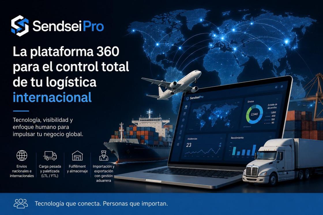 Pie de foto: Plataforma logística 360 de SendSeiPro. Autor: SendSeiPro