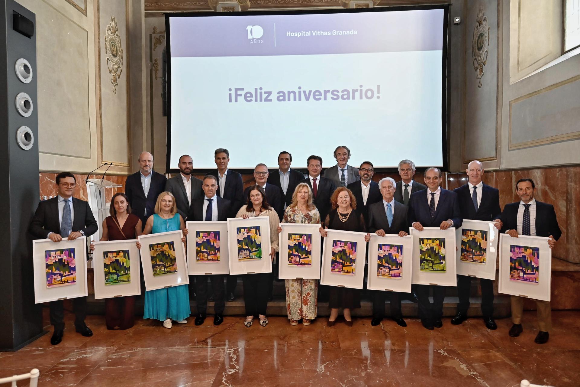 Vithas Granada celebra una década de crecimiento, excelencia sanitaria e innovación