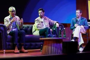Charla 'Spanish is the New Global' en el Bilbao International Music Experience (BIME) este miércoles, en Bogotá (Colombia). EFE/ Mauricio Dueñas Castañeda