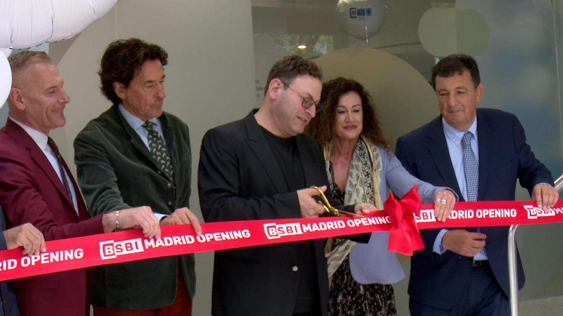 El CEO de GUS Germany GmbH, Sagi Hartov, inaugura en Madrid el primer campus de la Berlin School of Business and Innovation (BSBI) en España.EFE