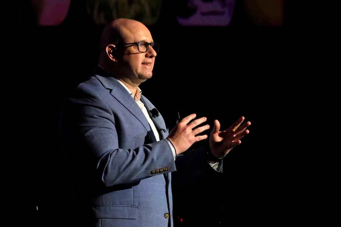 Photo taken on May 20, 2026 of Herbert Lewy, Microsoft General Manager for Central America and the Caribbean, speaks during the roundtable AI Revolution: An Opportunity for Businesses in Puerto Rico in San Juan, Puerto Rico. EFE/Thais Llorca