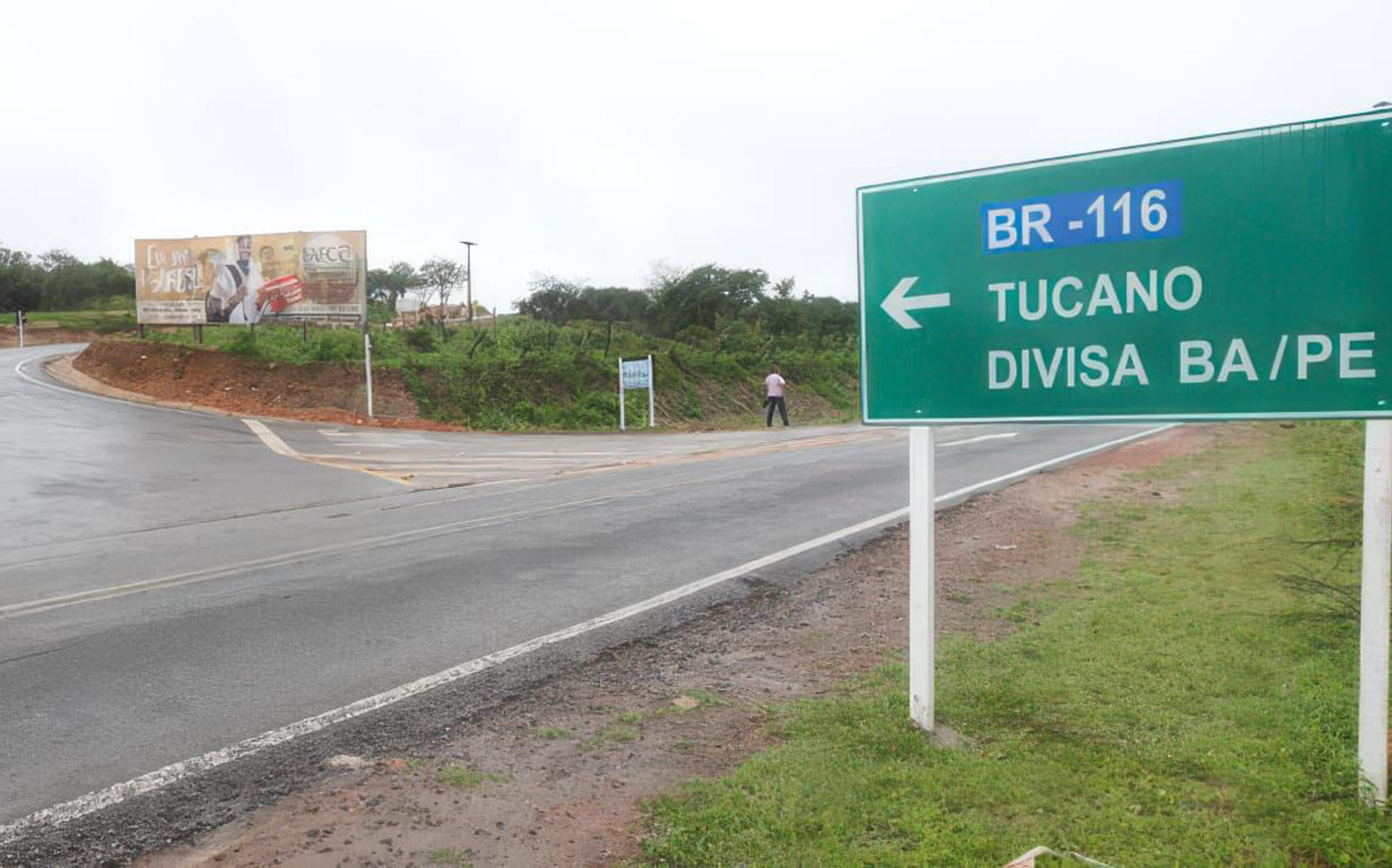 Fotografía cedida por la empresa Nova Infra Invest de la carretera federal BR-116, ubicada entre los municipios de Araci y Tucano en el estado de Bahía (Brasil). Consorcio 116 Sertões logra la concesión de la Ruta de los Sertões. EFE/ Nova Infra Invest /SOLO USO EDITORIAL/NO VENTAS/ SOLO DISPONIBLE PARA ILUSTRAR LA NOTICIA QUE ACOMPAÑA (CRÉDITO OBLIGATORIO)