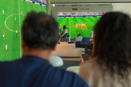 Visa opens VIP lounge in Miami to watch the World Cup with art, music and luxury dining