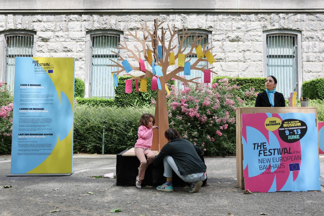 New European Bauhaus (NEB) festival in Brussels, Belgium, on June 13, 2026. EFE/Laia Ros.