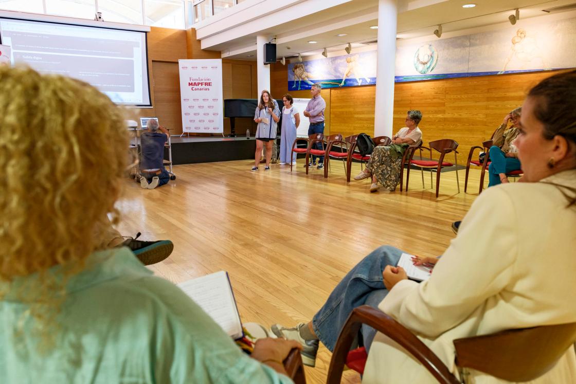 GRAFCAN5416. LAS PALMAS DE GRAN CANARIA, 16/06/2026.- Cáritas Diocesana de Canarias y la Fundación Mapfre Canarias presentaron este martes los resultados de su proyecto de innovación social con entidades del tercer sector Experimenta el LAB Biencuidar. EFE/ Ángel Medina G.
