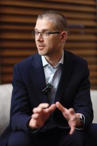 Fotografía del 27 de abril de 2026 que muestra al director general de Asociación Internacional de Edulcorantes (ISA por sus siglas en inglés), Laurent Oger, hablando en una entrevista con EFE en Ciudad de México (México). EFE/ Sashenka Gutiérrez