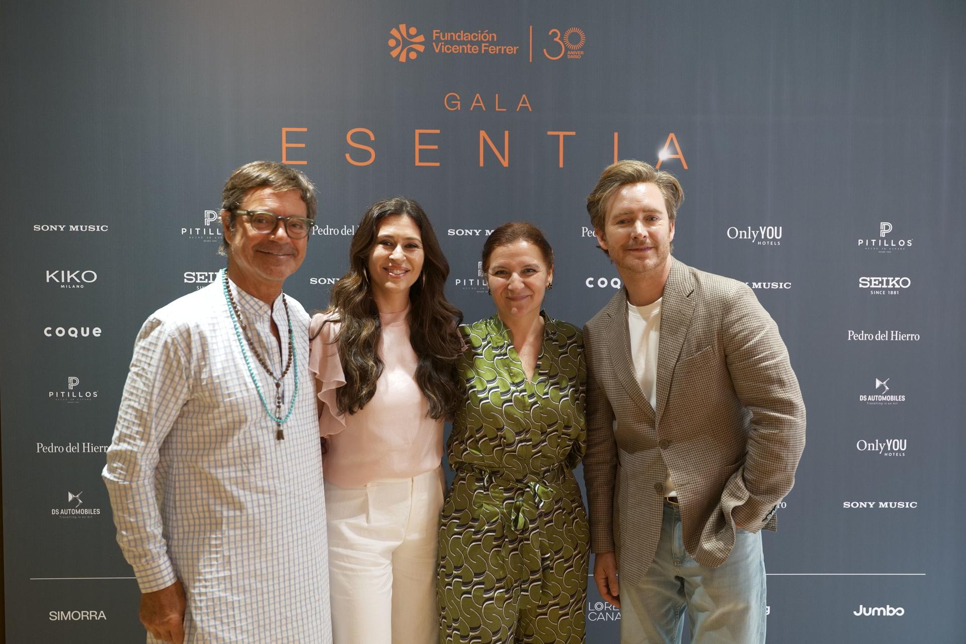 Pie de foto: Eduardo Pérez-Cabrero, Marilia Andrés, Luz Sanz, Pablo RiveroAutor: Fundacion Vicente Ferrer