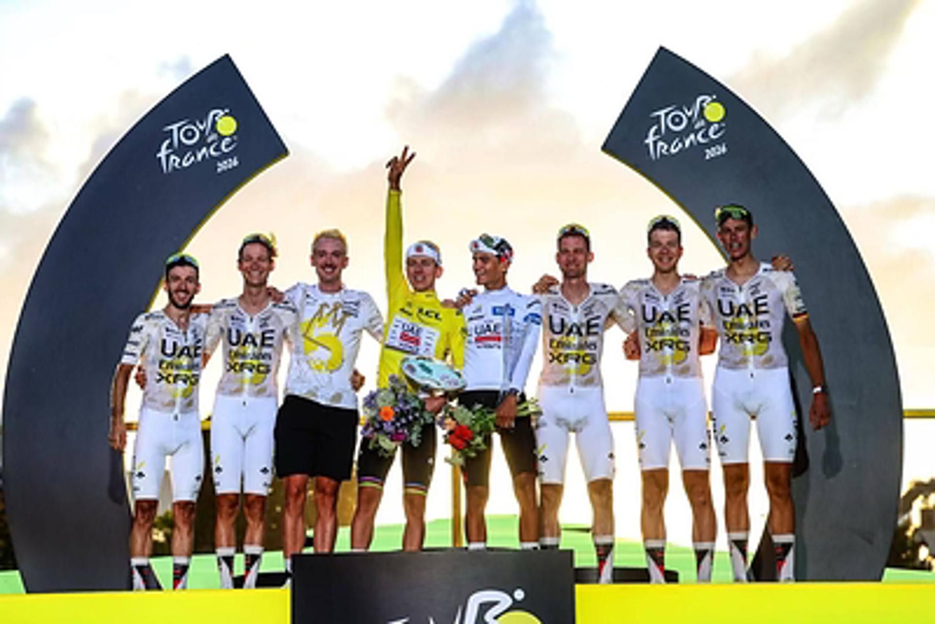 KuCoin felicita a su embajador mundial de marca, Tadej Pogačar, por su histórico quinto título en el Tour de Francia - EFE Comunica