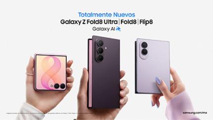 Samsung Galaxy Z Fold8 Ultra, Fold8 y Flip8: plegables, perfectos para cada estilo de vida.