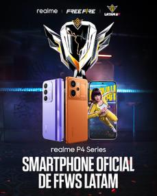 realme P4 Series se convierte en el smartphone oficial de la FFWS LATAM 2026, optimizado para el gaming competitivo