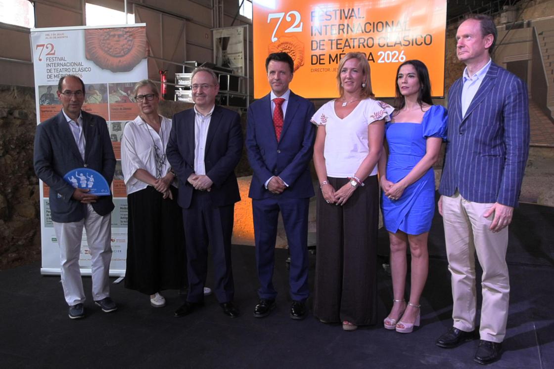Lisboa, 30 jun (EFE).- El Festival Internacional de Teatro Clásico de Mérida, que en su última edición reunió a 175.000 espectadores, reforzó este martes en Lisboa su proyección internacional con la presentación de su 72ª edición, una programación que volverá a estrechar los lazos culturales con Portugal, país que tendrá de nuevo presencia en el certamen. EFE / Blas Diaz.