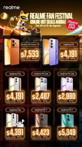 realme celebra el Fan Festival 828 con gaming, tecnología y descuentos especiales para su comunidad