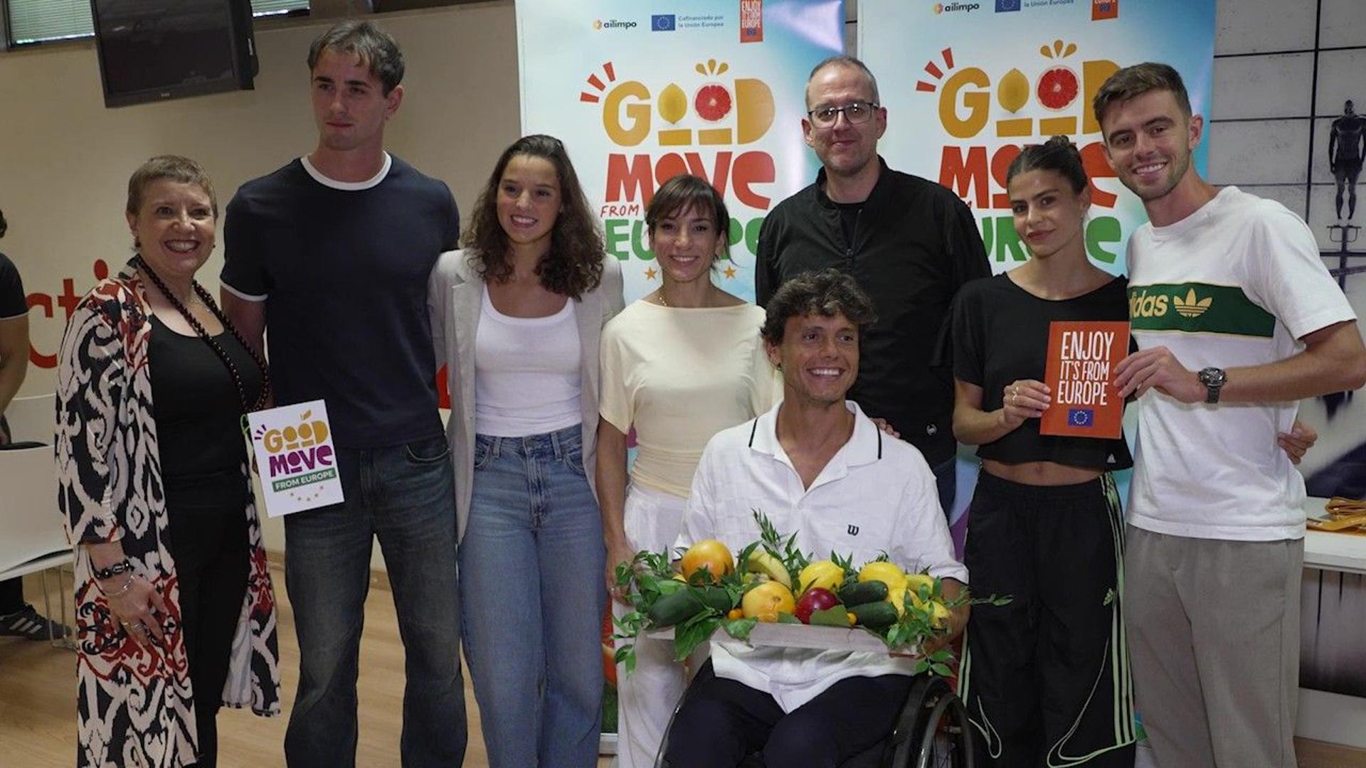 Pie de foto: Embajadores deportistas de Good Move From EuropeAutor: Good Move From Europe