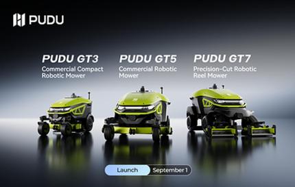 Pudu Robotics lanza la serie PUDU GT con tres modelos de cortacéspedes robóticos comerciales para el mantenimiento profesional de terrenos y cubiertas vegetales