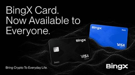 BingX Card agora disponível para todos os usuários elegíveis, levando recompensas cripto ao dia a dia