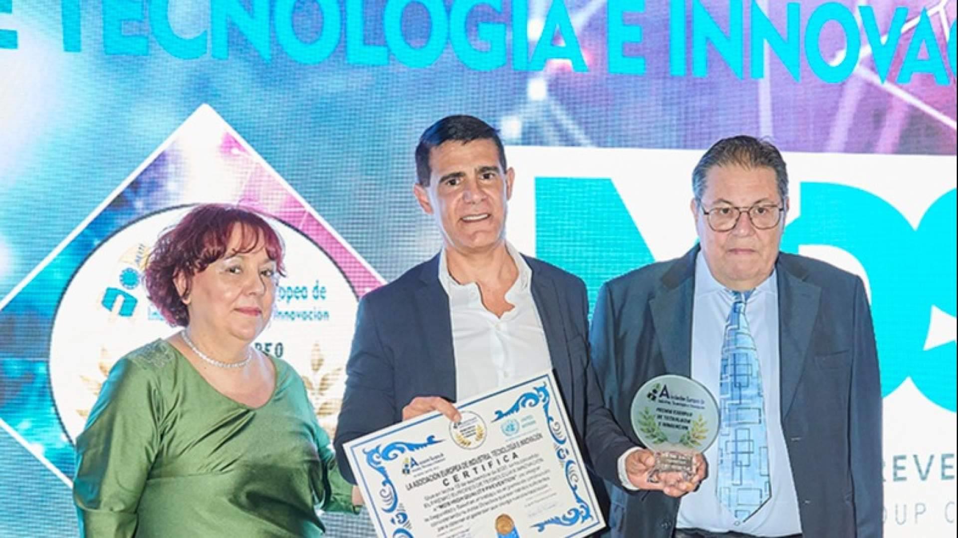 MDS HIGH QUALITY PREVENTION, galardonada con el Premio Europeo de Tecnologia e Innovacion. IMAGEN: ASOCIACION EUROPEA DE INDUSTRIA, TECNOOLOGIA E INNOVACION