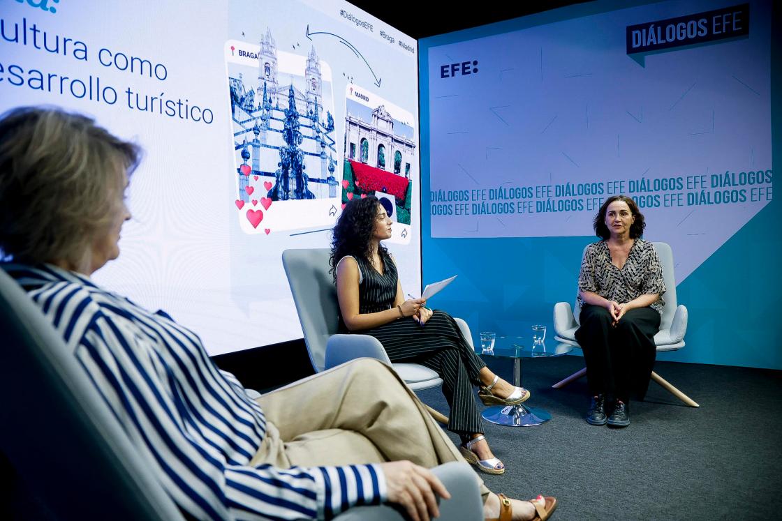 A vereadora de Cultura, Património e Educação Artística da Câmara Municipal de Braga, Catarina Miranda, defendeu que, para chegar a novos públicos e aproximar a cultura das gerações mais jovens, é necessário abrir os espaços culturais da cidade a associações locais e trabalhar em sintonia com as mesmas. EFE/David Fernández