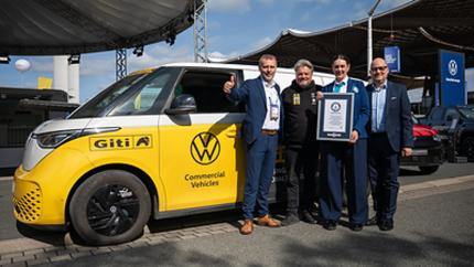 A Giti Tire leva a ‘VW ID.Buzz World Tour’ ao livro dos recordes