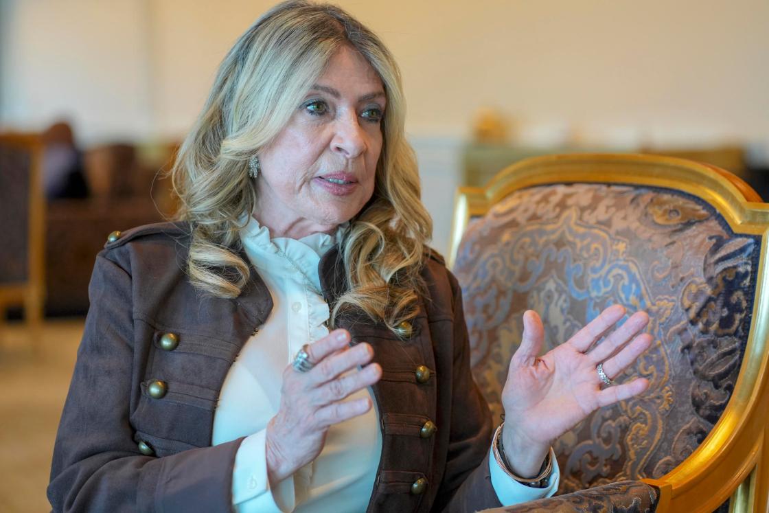 Ecuadorian diplomat and candidate for UN Secretary-General, Ivonne Baki, speaking during an interview with EFE on September 18, 2026, at United Nations headquarters in New York, US. EFE/ Angel Colmenares