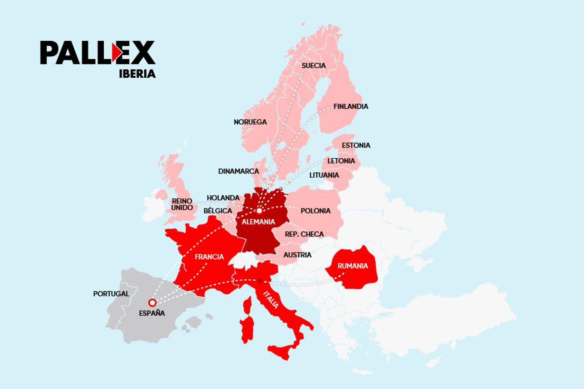 Pie de foto: Pall-Ex Nueva cobertura internacional de paletería en 14 paísesAutor: Pall-Ex