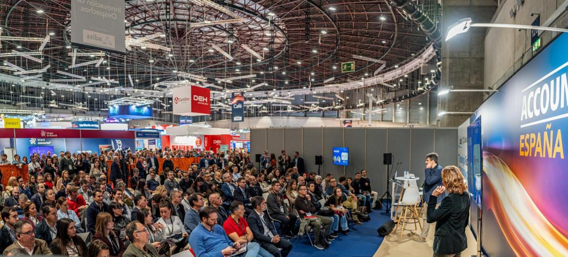 Imagen de una edición anterior de la feria Accountex. IMAGEN CEDIDA POR ACCOUNTEX España. Diversified Communications. (CRÉDITO OBLIGATORIO)