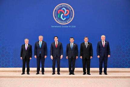 Rubio meets with five Central Asian foreign ministers