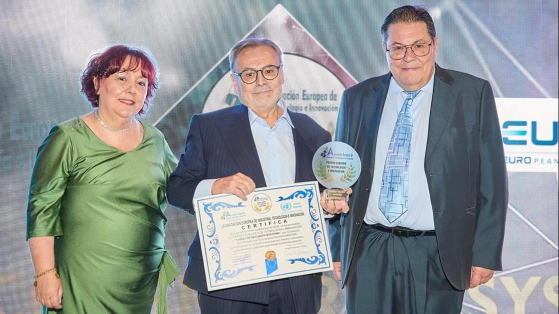 Eurocop Security Systems recibe el Premio Europeo de Tecnología e Innovación