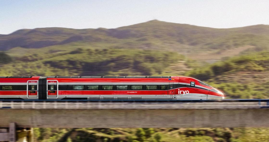 Imagen de un tren de iryo// IMAGEN CEDIDA POR IRYO (CRÉDITO OBLIGATORIO)