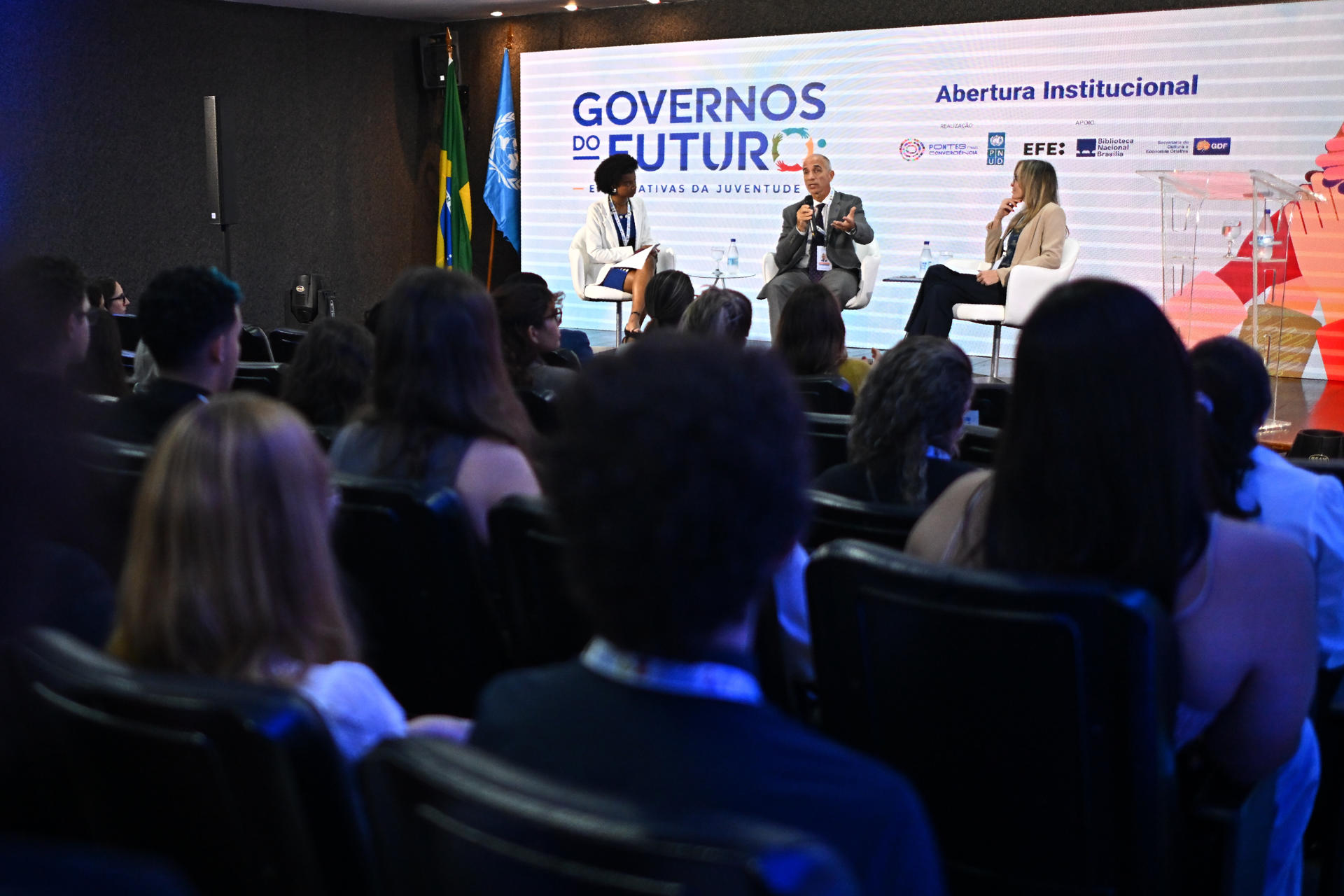 Foro 'Gobiernos del futuro: Expectativas de la Juventud' organizado por el PNUD con el apoyo de la Agencia EFE, en Brasilia (Brasil). EFE/ Andre Borges/ ARCHIVO