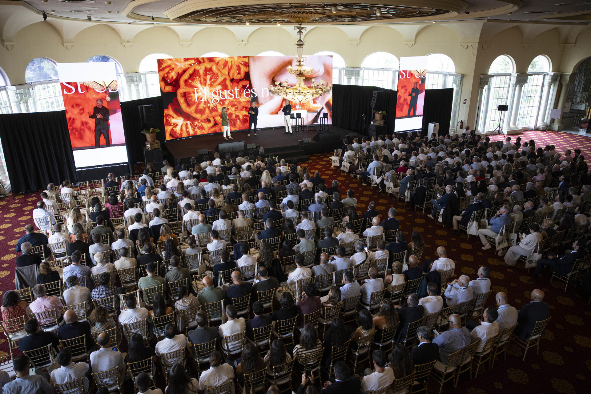 Imagen de la celebración del 25 aniversario de Ametller Origen, en Mas Solers, en Sant Pere de Ribes (Barcelona). IMAGEN CEDIDA POR AMETLLER ORIGEN