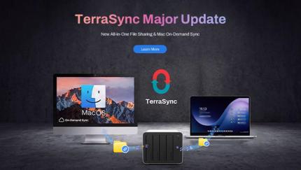 Actualización TerraMaster TerraSync: compartir archivos y sincronización bajo demanda en Mac